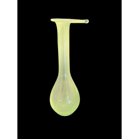 Keulen-Vase Light Green Hand Blown Glass Jack in the Pulpit Style MCM 12" - Picture 2 of 10